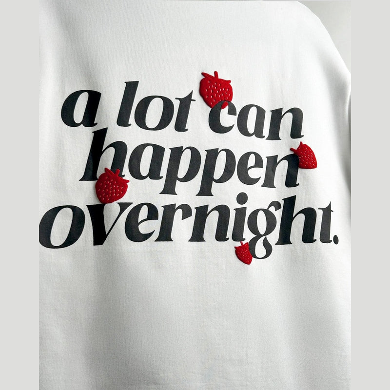 A LOT CAN HAPPEN OVERNIGHT HEAVYWEIGHT T-SHIRT - Image 5