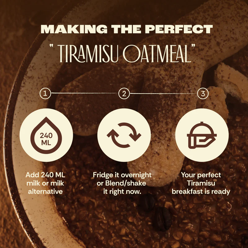 TIRAMISU HIGH PROTEIN OATS (Pack of 5) - Image 6